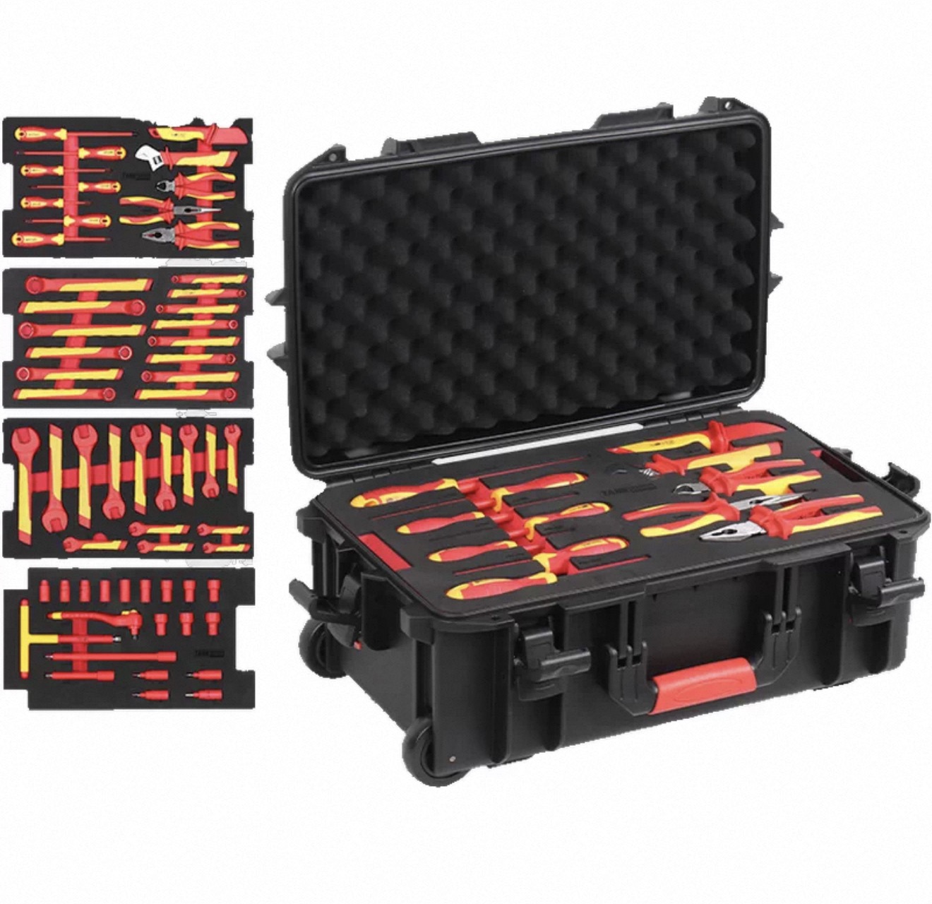 25Pcs 3/8" VDE Insulated Tool Set (Without Ratchet Wrench)